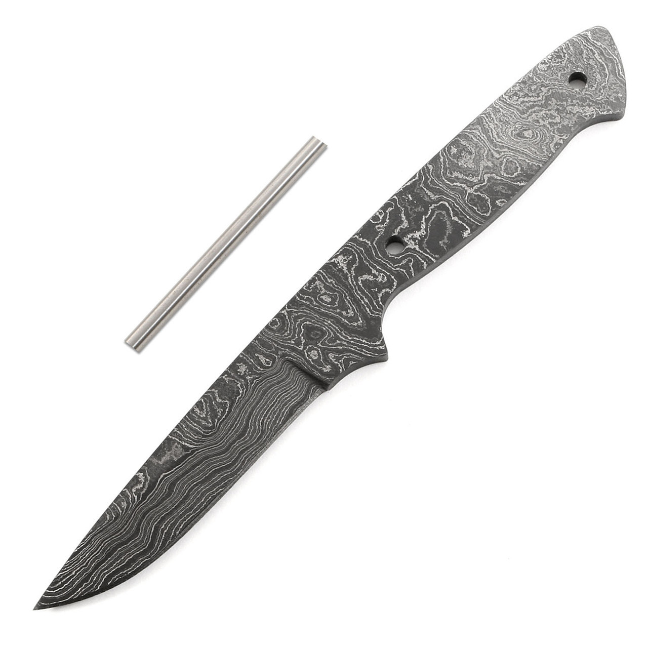 Vegas Boot (USA Damascus) - DIY Knife Kit - (w/Handle Combos)