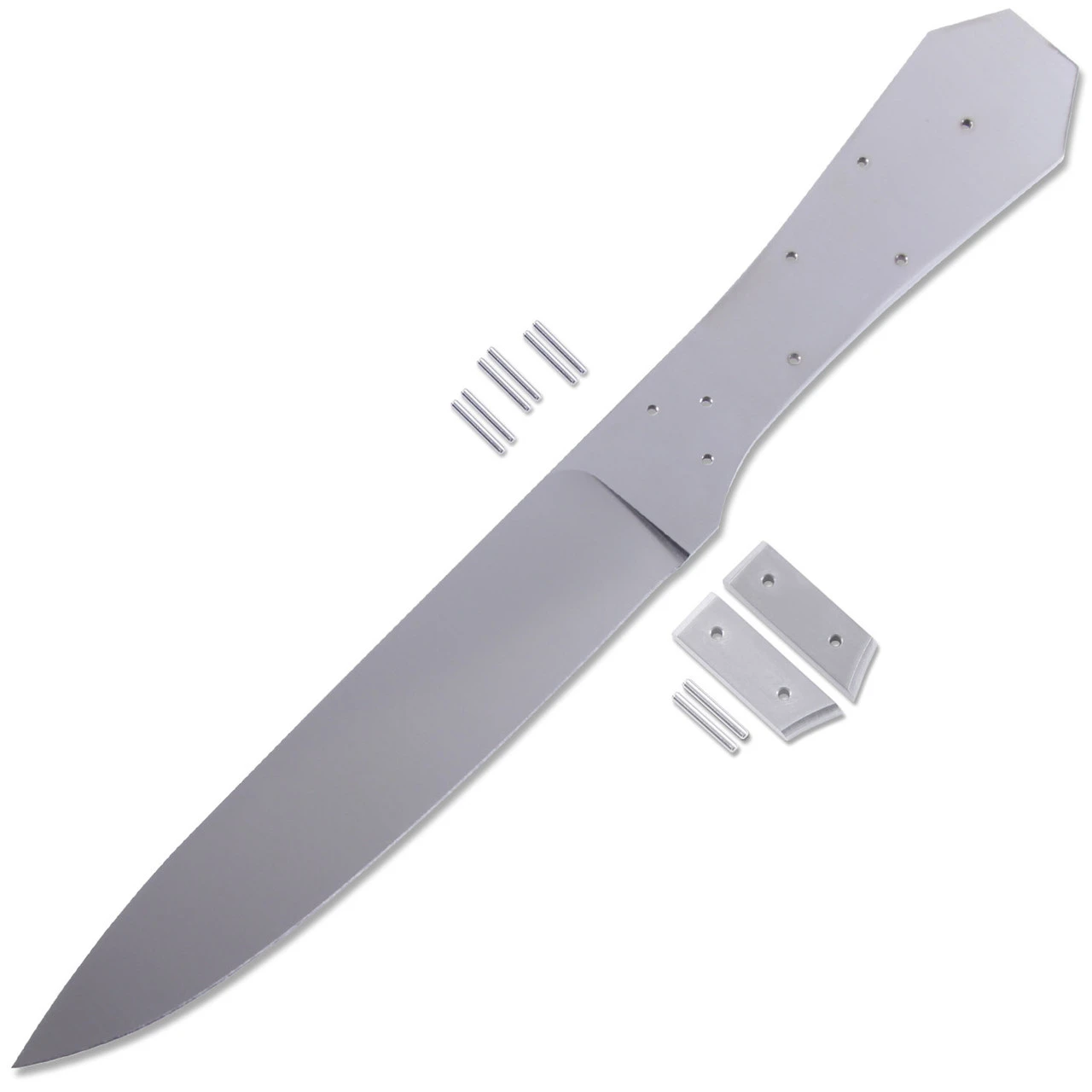 Vintage Bowie (Fisk/Black) - DIY Knife Kit - (w/Handle Combos)