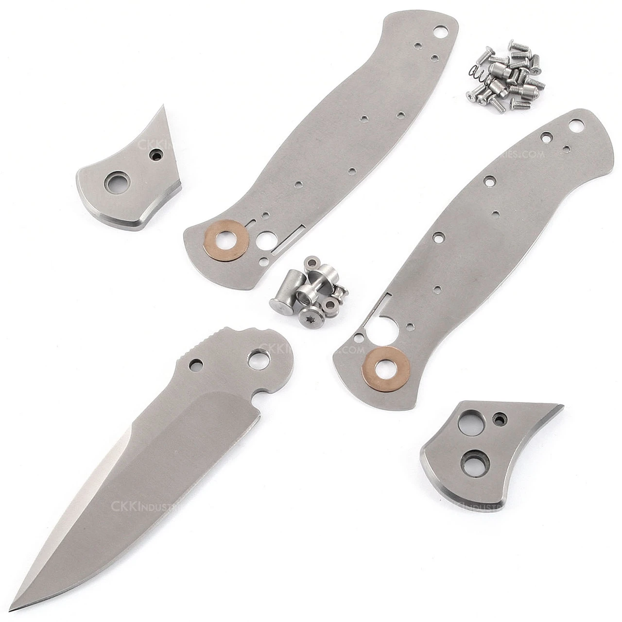 DDR3-BL - Button Lock - DIY Folding Knife Kit - (w/Handle Combos)