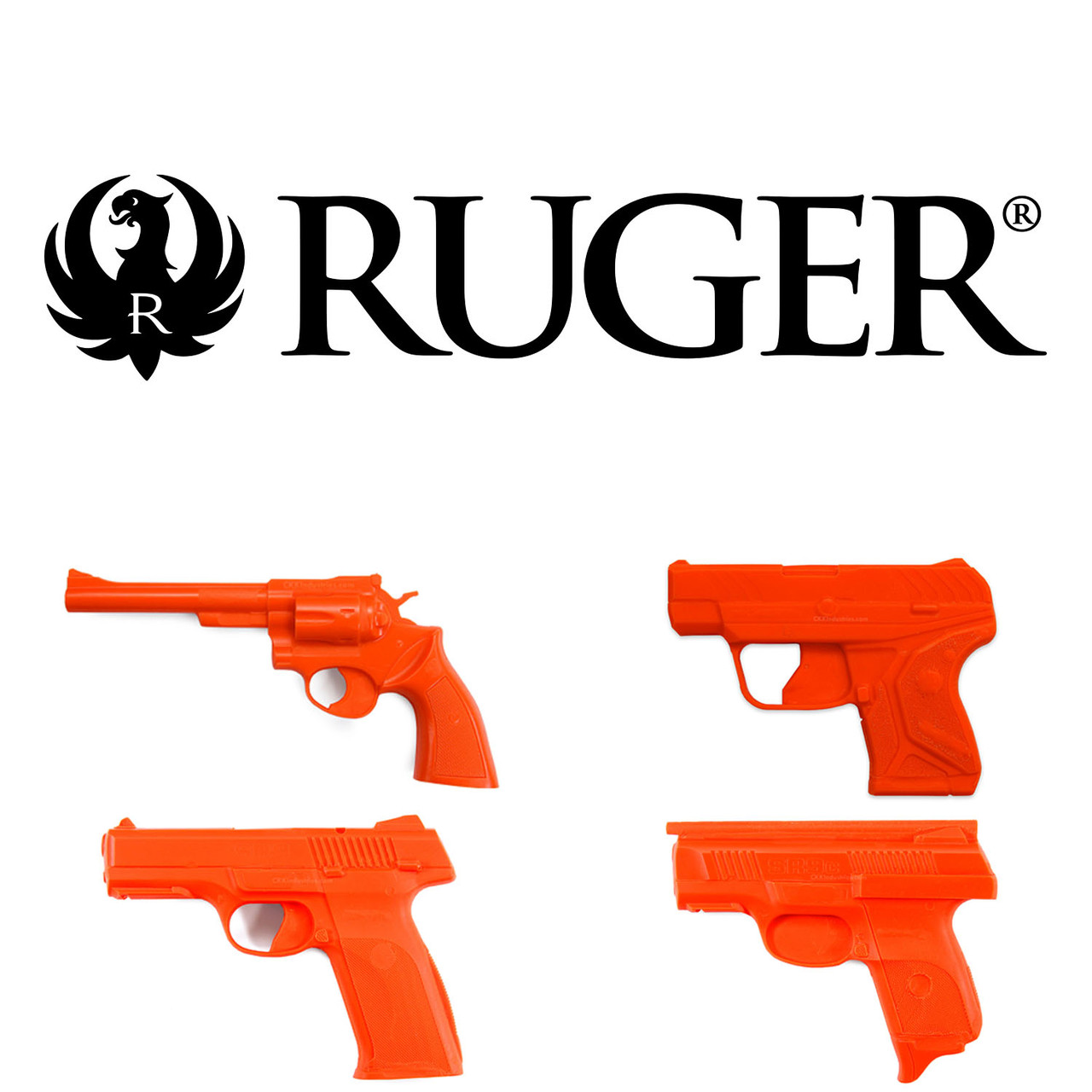 American Safety Molds™ - Firearm Replicas Compatible for Ruger - Training and Holster Molding Props