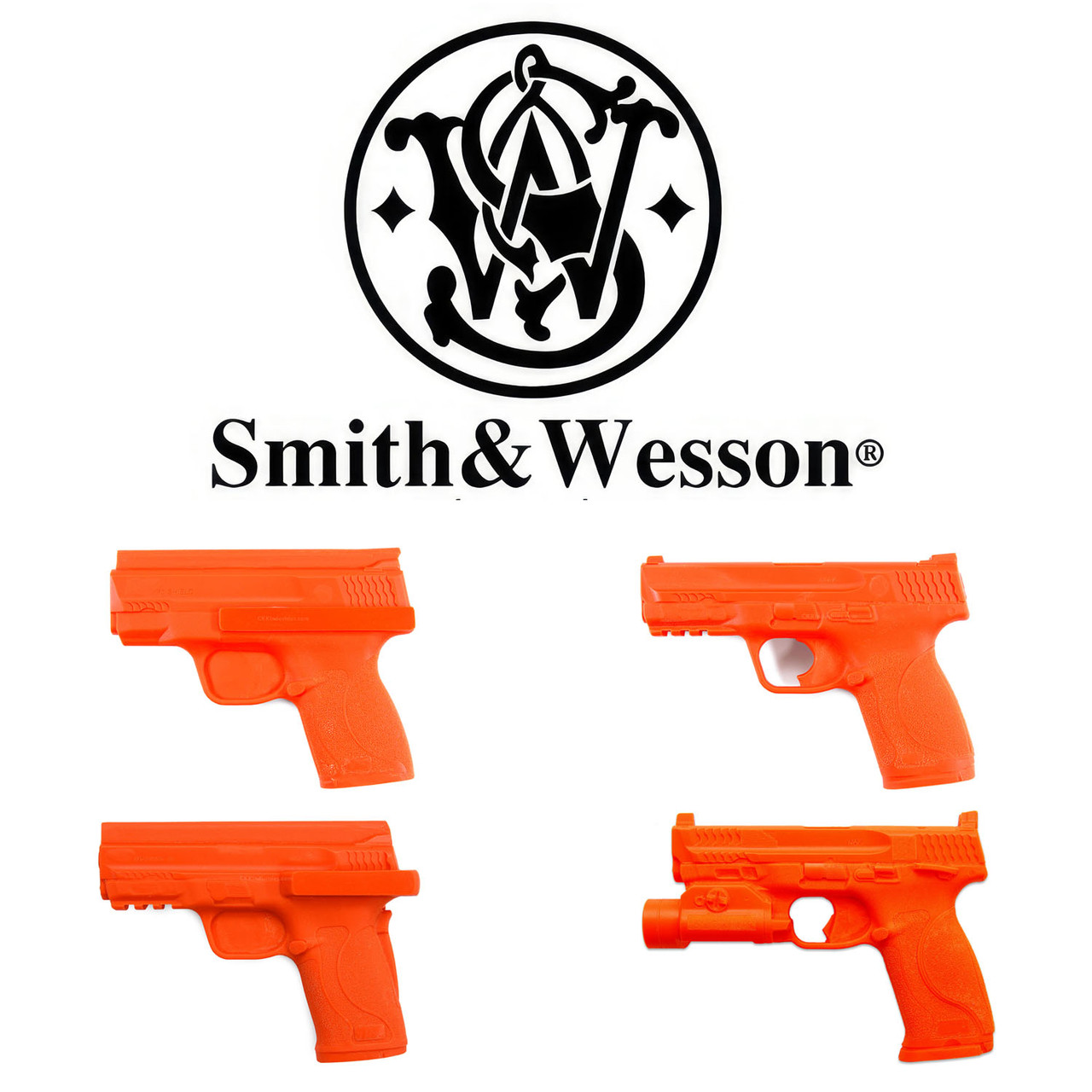 American Safety Molds™ - Firearm Replicas Compatible for S&W - Training and Holster Molding Props