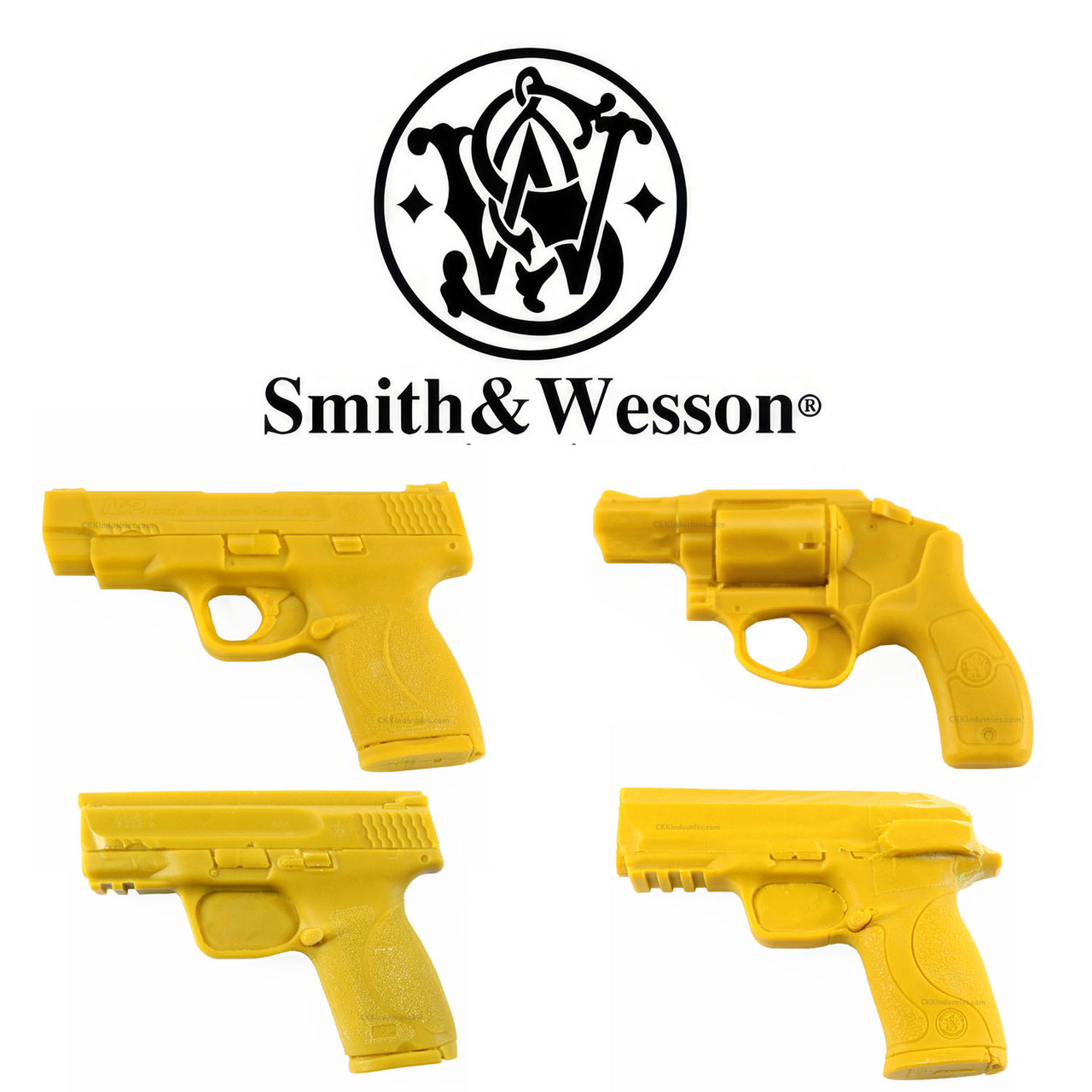 Cook's Gun Molds - Firearm Replicas Compatible for S&W - Training and Holster Molding Props