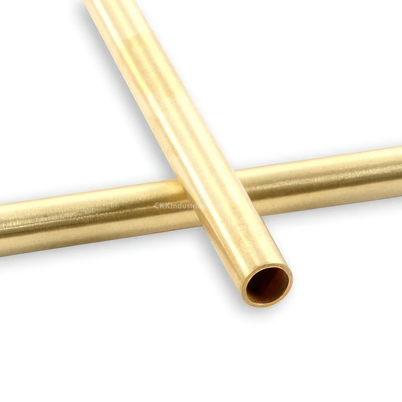 Thong Hole Tubing - Brass