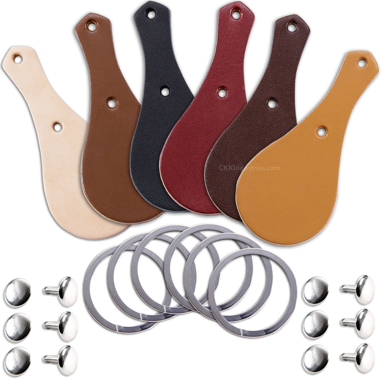 Key Fob Kits - Cowhide Leather