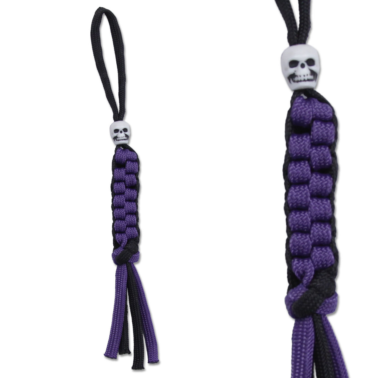 Box Lanyard - with Skull Bead