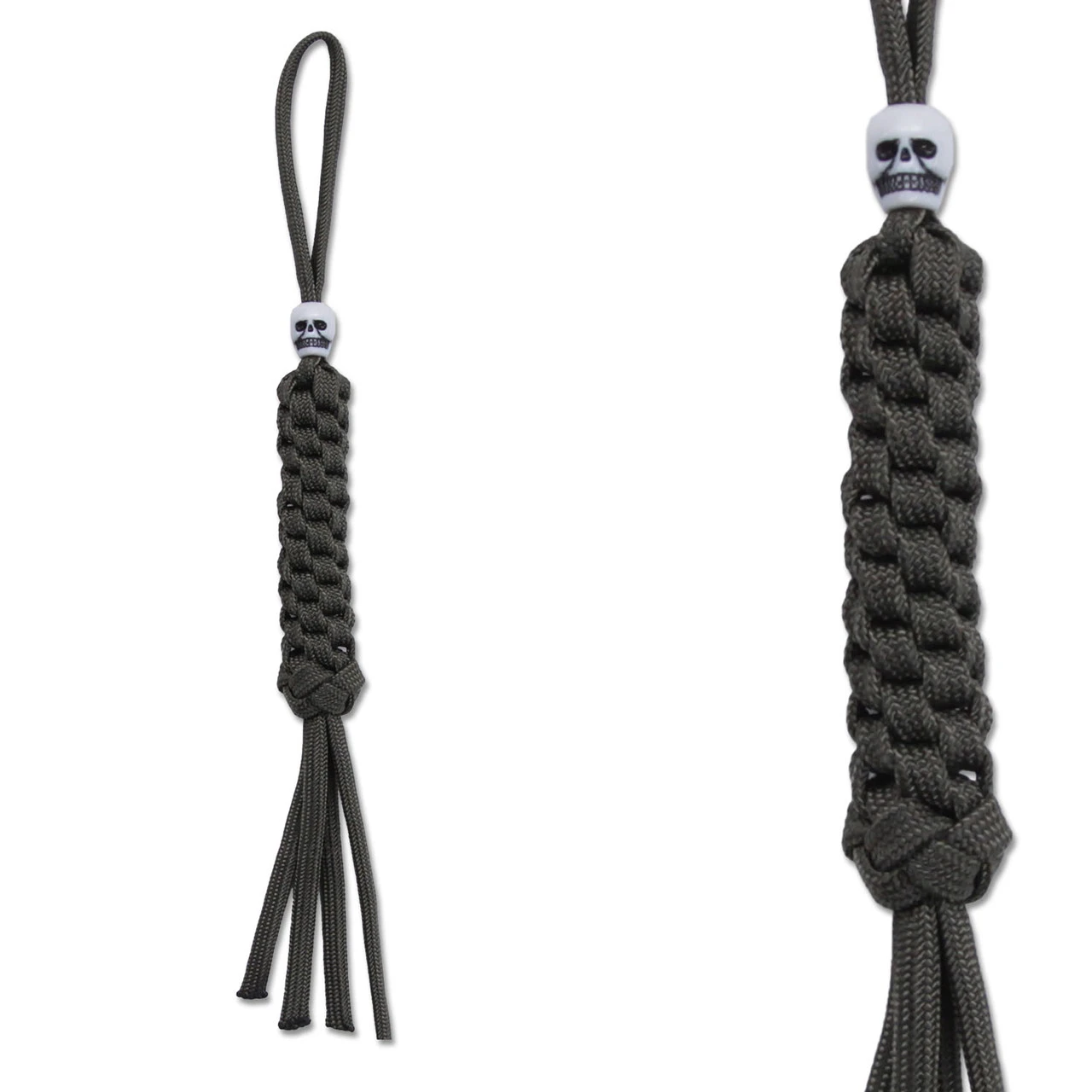 Cobra Lanyard - with Skull Bead
