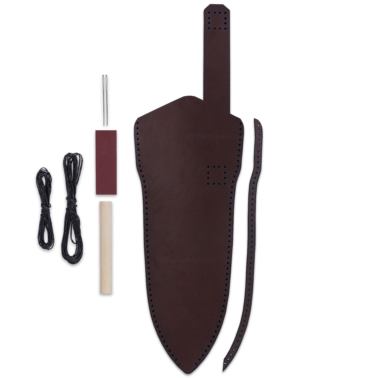 Sheath Kits - Fixed Blade - Filet - 12in - Leather