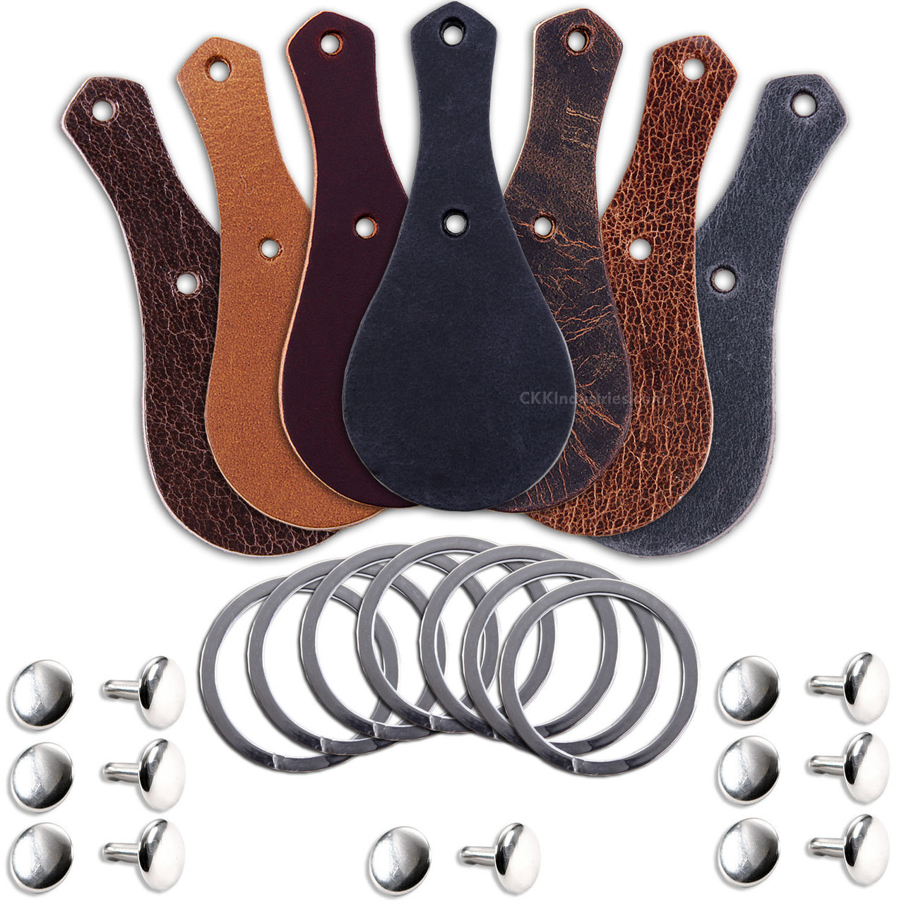 Key Fob Kits - Water Buffalo Leather