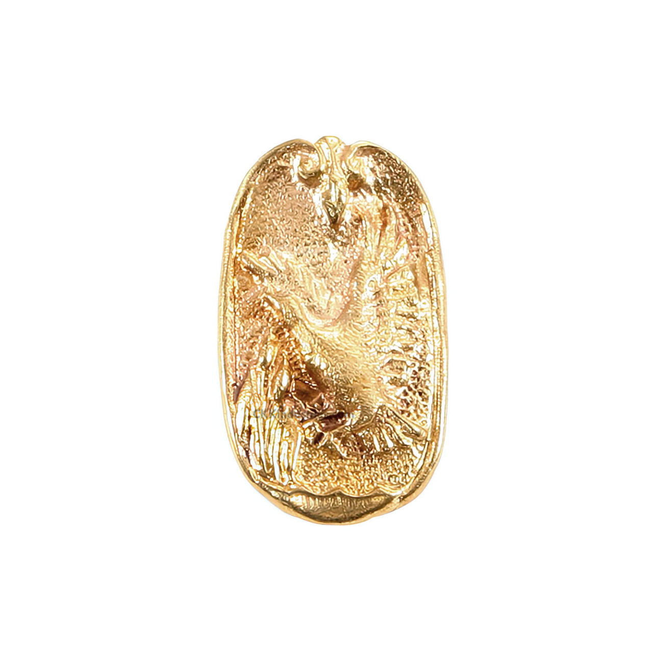 Pommel - Duck Design - Bronze