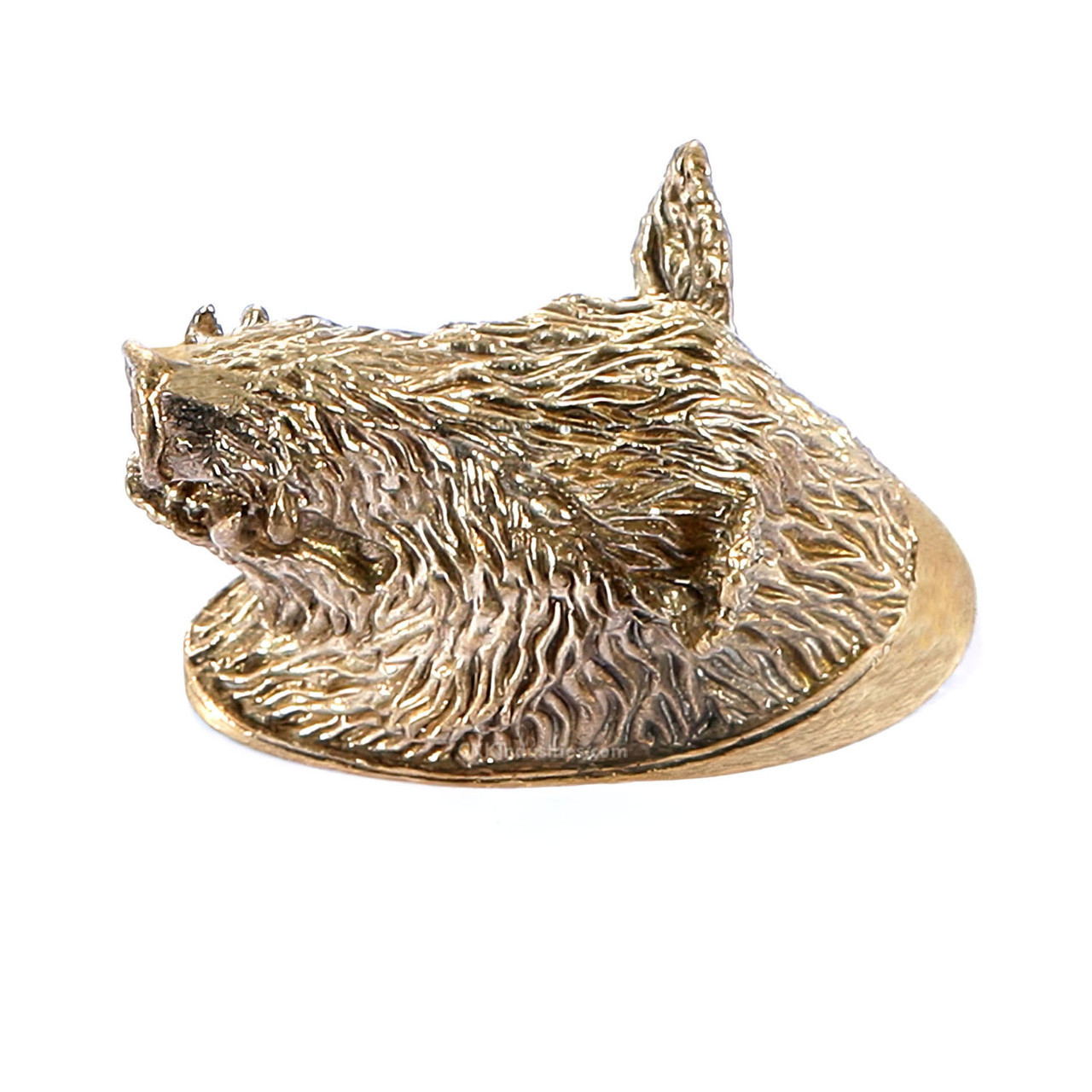 Pommel - Wild Boar Head - Bronze