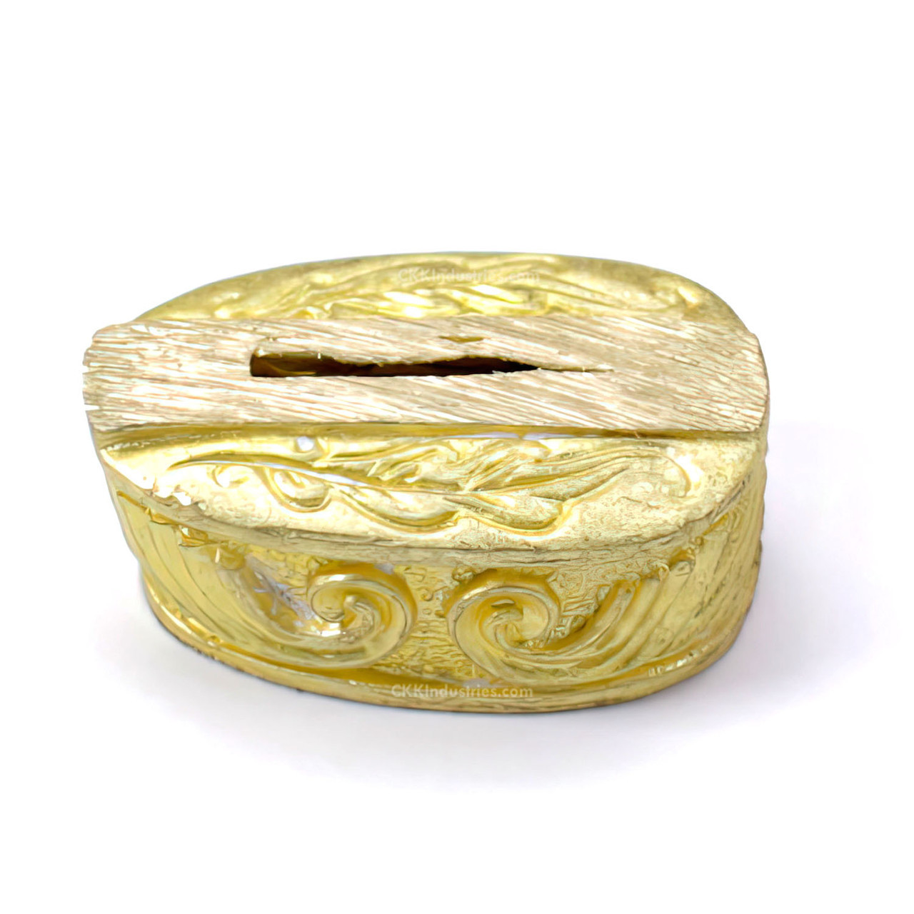 Floral Scroll Guard - Brass - 0.63 x 0.06in Slot