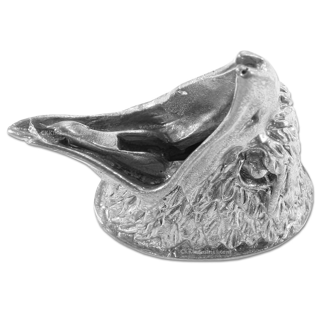 Guard - Screaming Hawk - (1-1/4 x 5/8 x 3/4) - [0.43 x 0.09 slot] - Nickel Silver