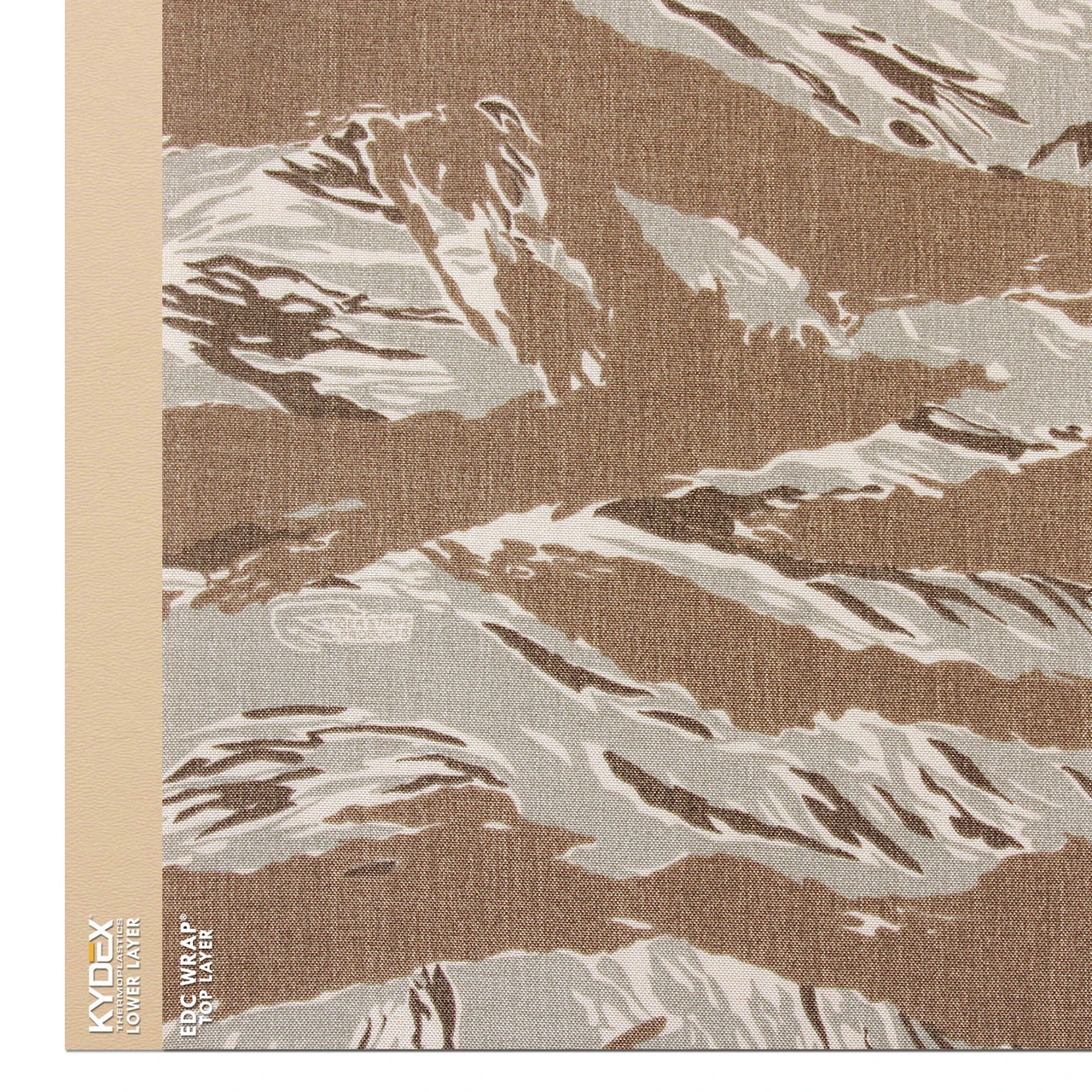 EDC Wrapped KYDEX® - Desert Tiger Stripe on Desert Tan