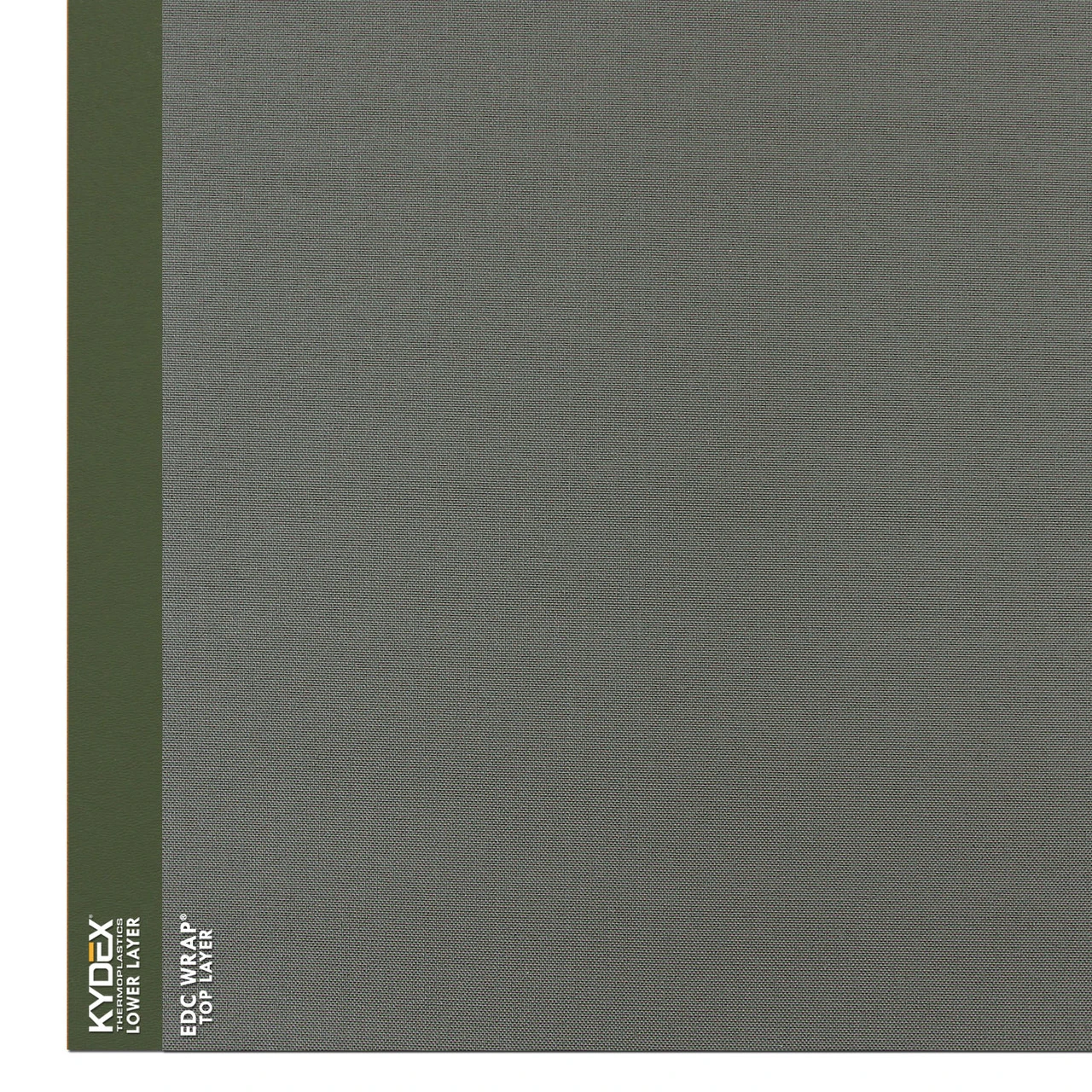 KYDEX® Sheet - EDC Wrapped - Ranger Green - Ranger Green - (.080) - (1ft x 1ft)