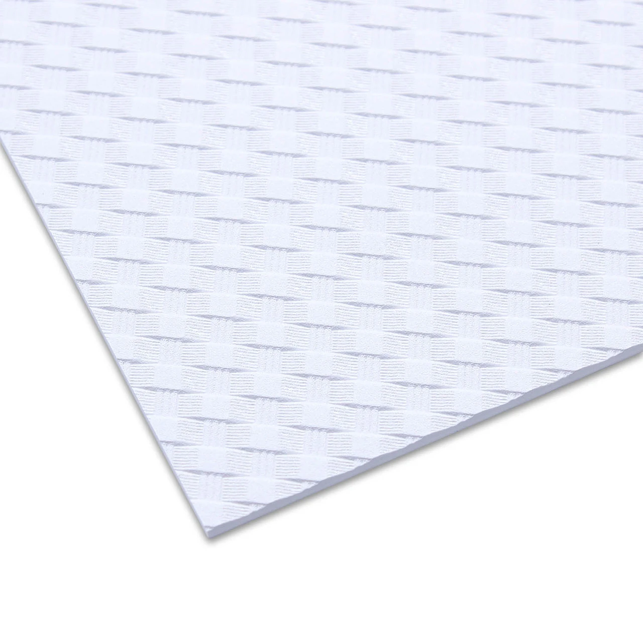 HOLSTEX® Sheet - (Blizzard White) - (Basketweave Texture)