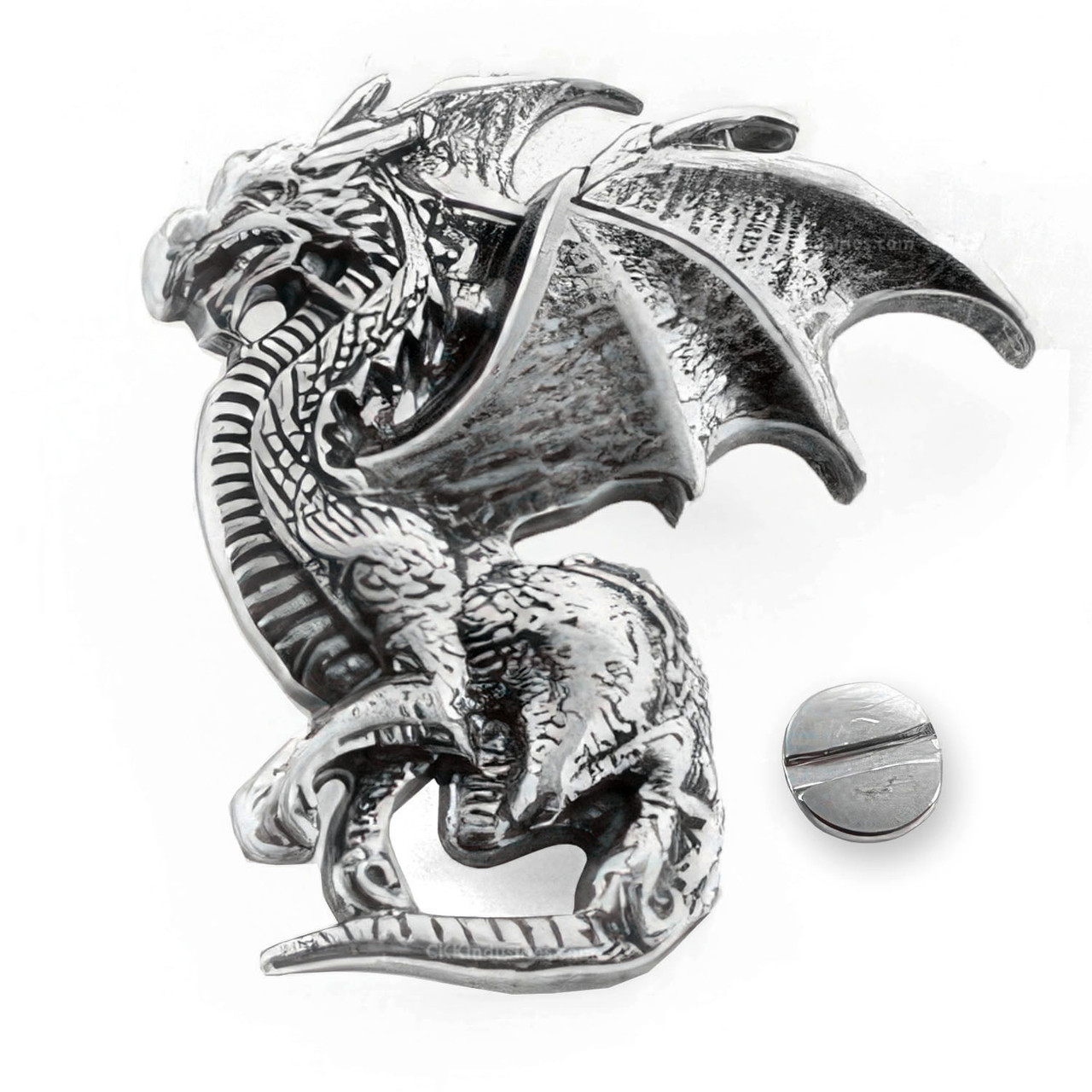 Sheath/Holster - Swag Hole Medallion - (Winged Dragon)