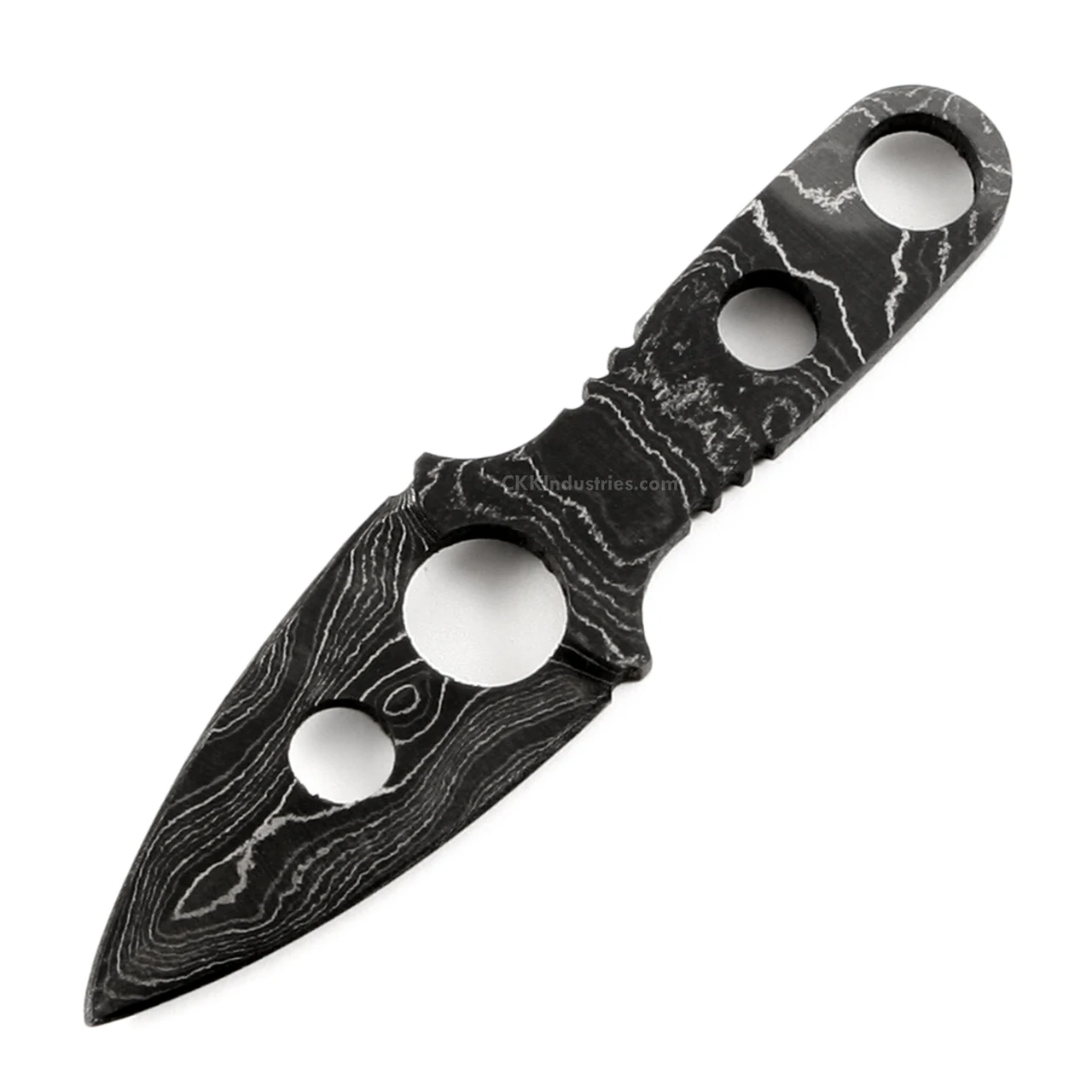 *Spy Dagger Knife Kit - (USA Damascus) - Full Tang - Blade Blank
