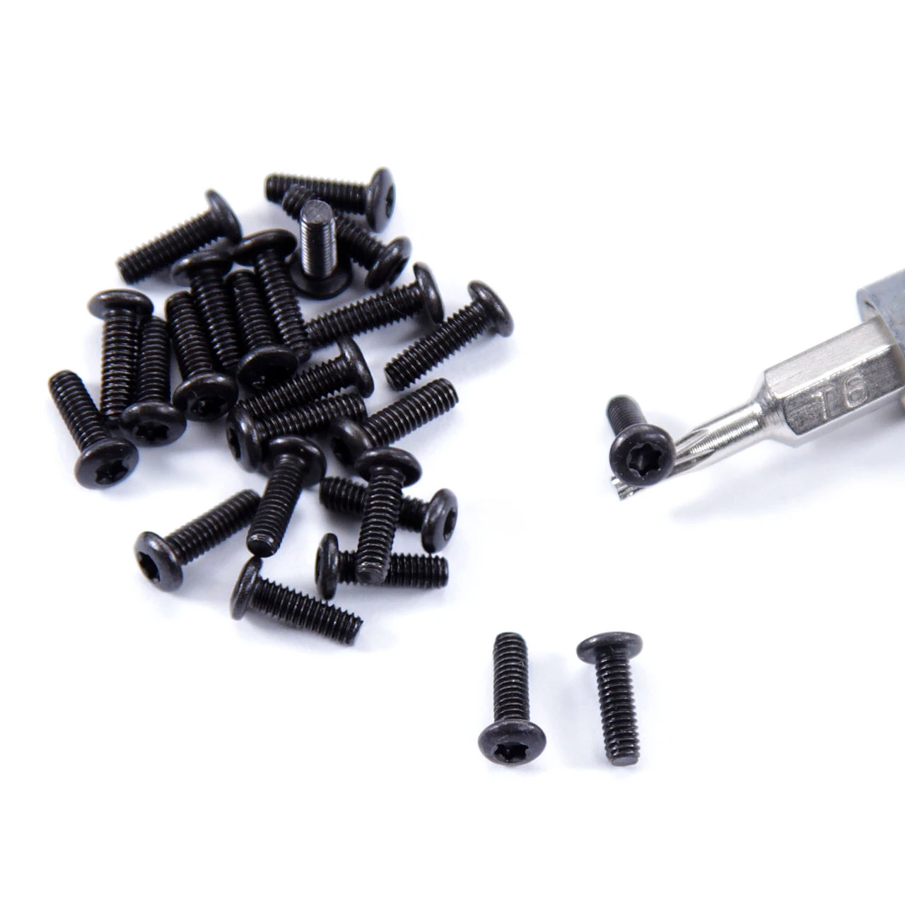 1-72 Screws - Button Head (Torx) - Black