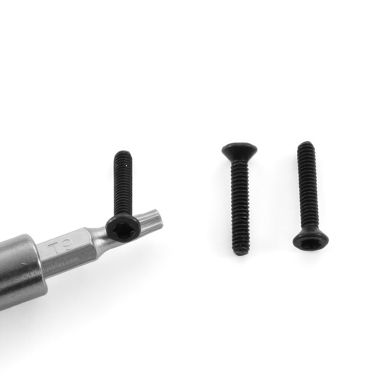 Screws - 2-56 - Flat Head (Torx) (T-9) - Black - (25ct)