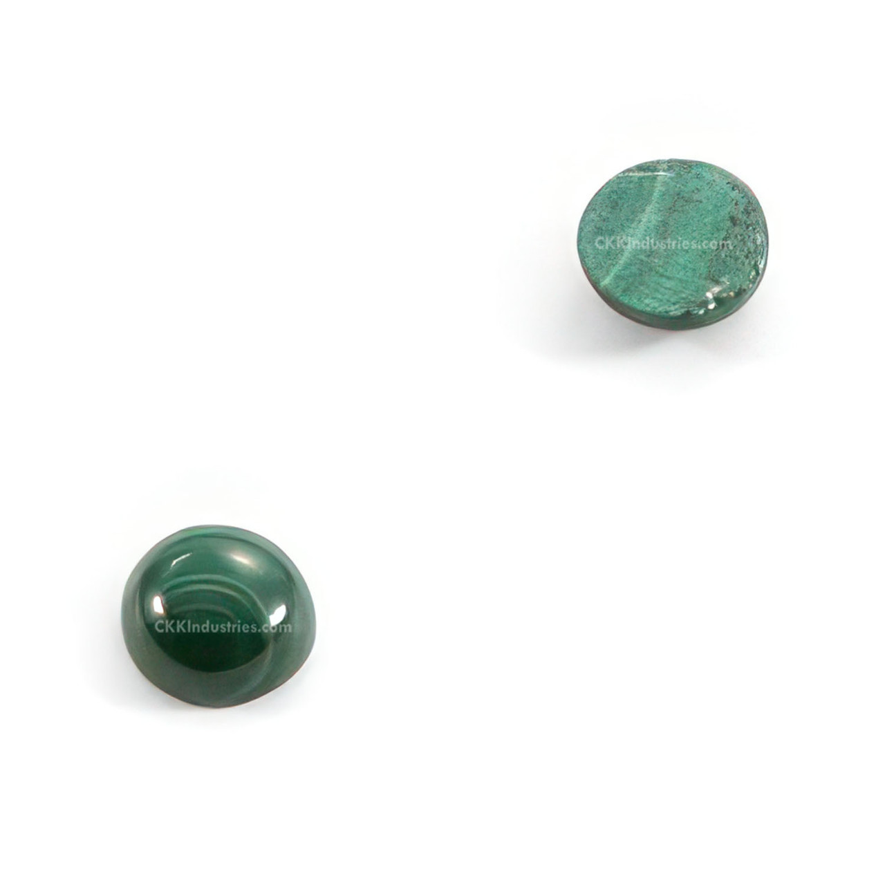 Inlay Stones - Malachite (Cabochon/Natural) - 6mm