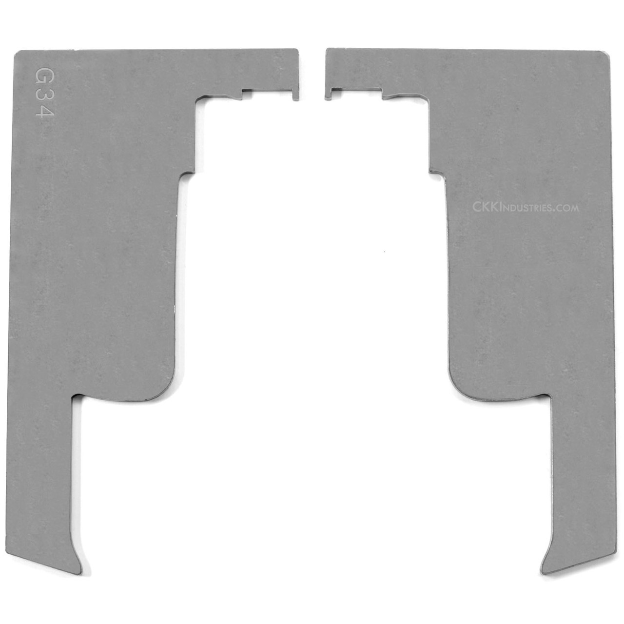 Retention Plate for Glock 34 - Split Mold Pair, Steel