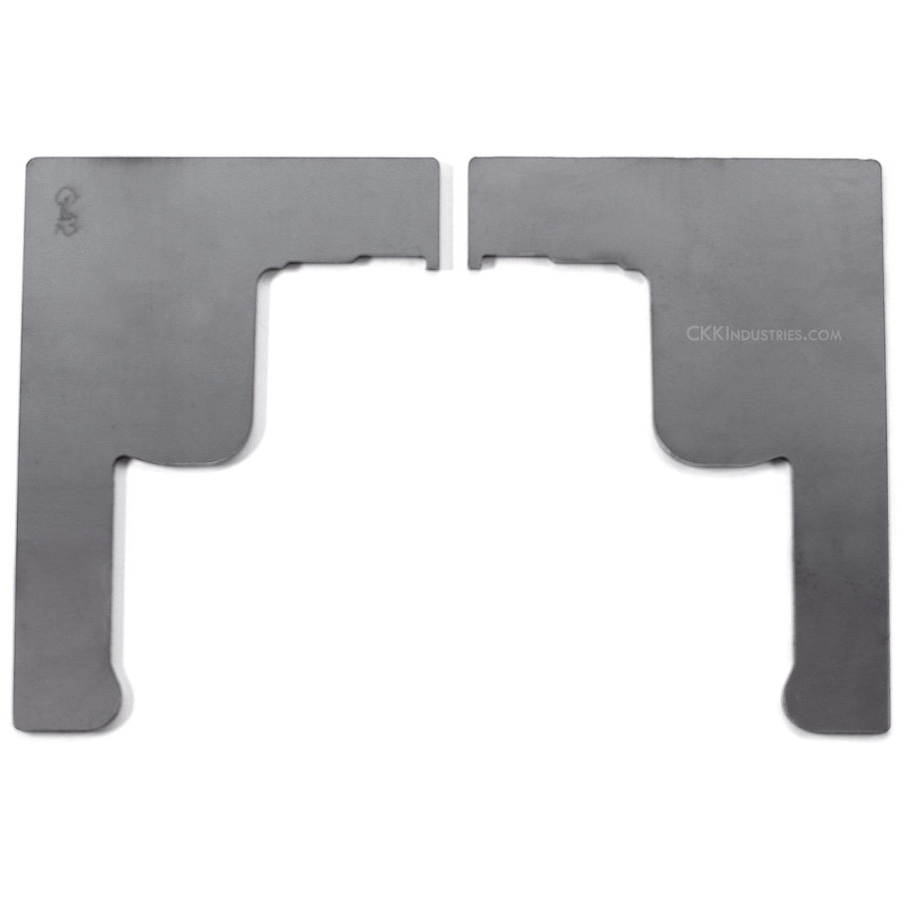 Molding Preparation - Retention Plates - (Split Mold) - for Glock 42