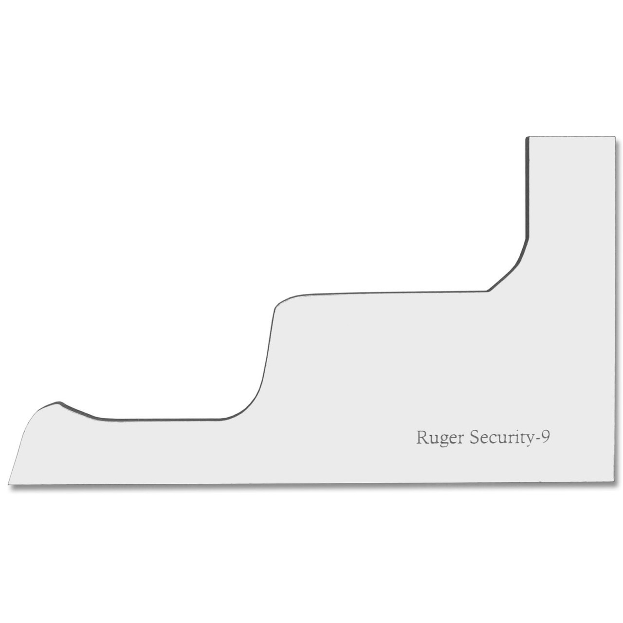 Retention Plate for Ruger Security 9 - MDF Molding Jig