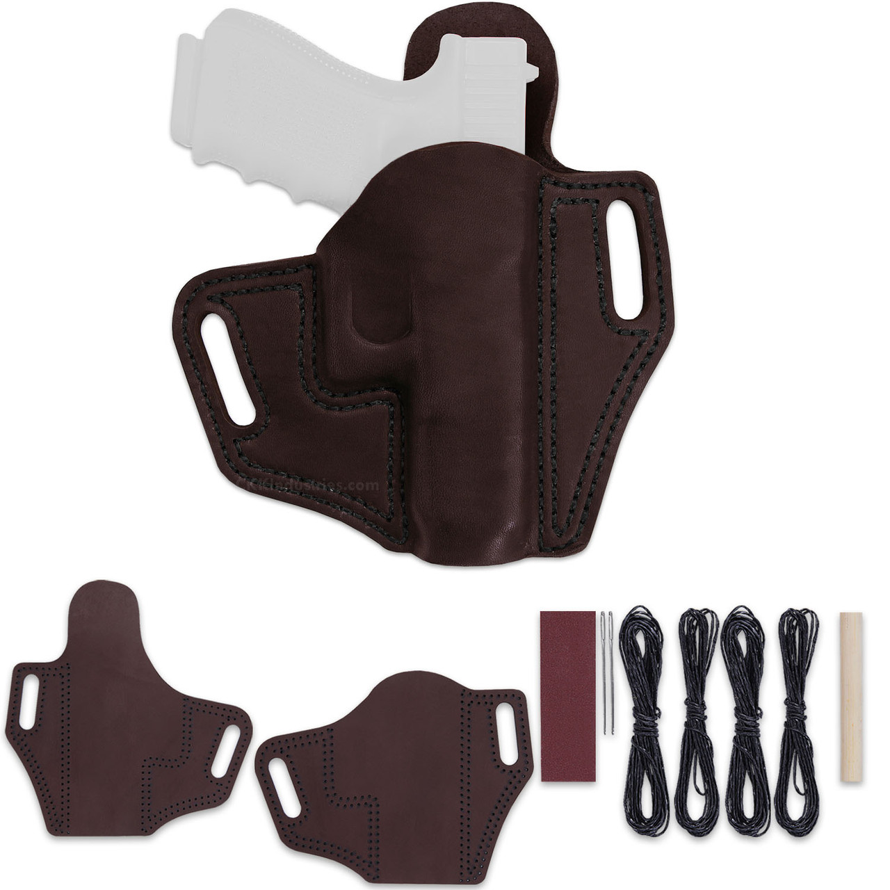 Leather Holster Kits - for Glock 32 - Pancake Design - (Right Hand Carry)