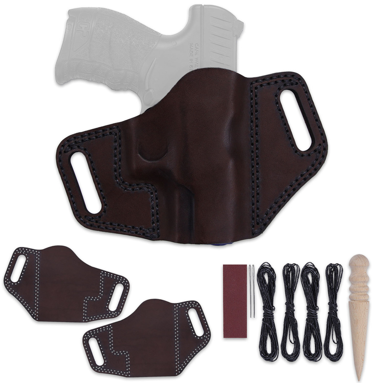Leather Holster Kits - for Walther P22Q - (Right Hand Carry)
