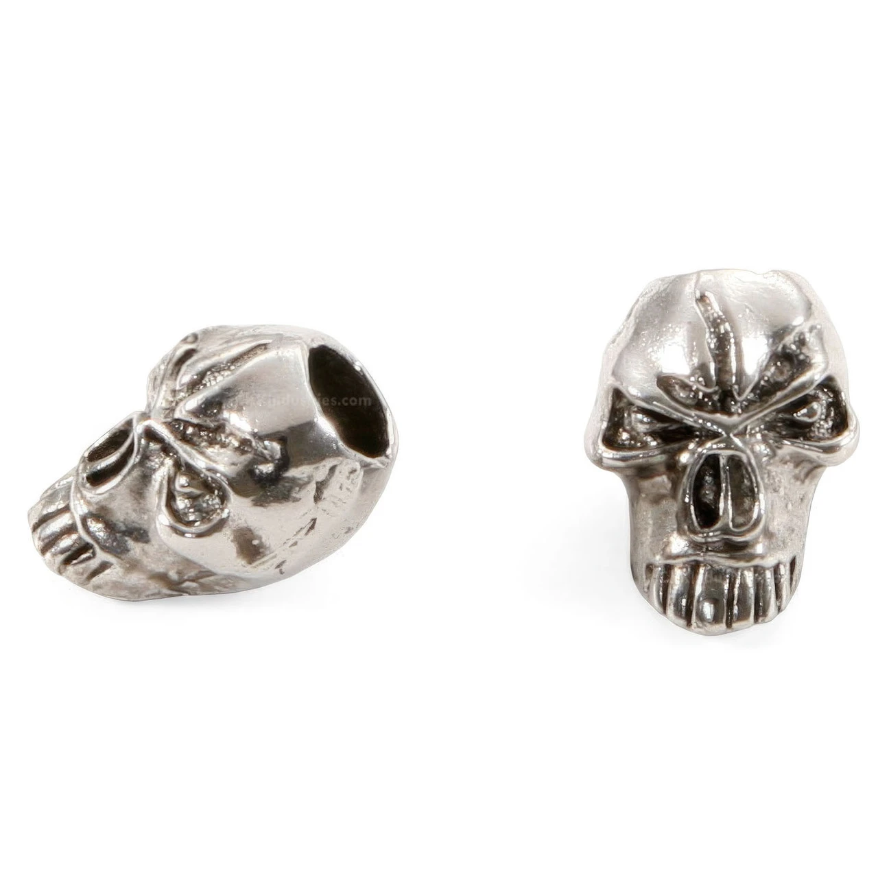 Skull Bead - Doctor Nasty - Metal - (1ea)