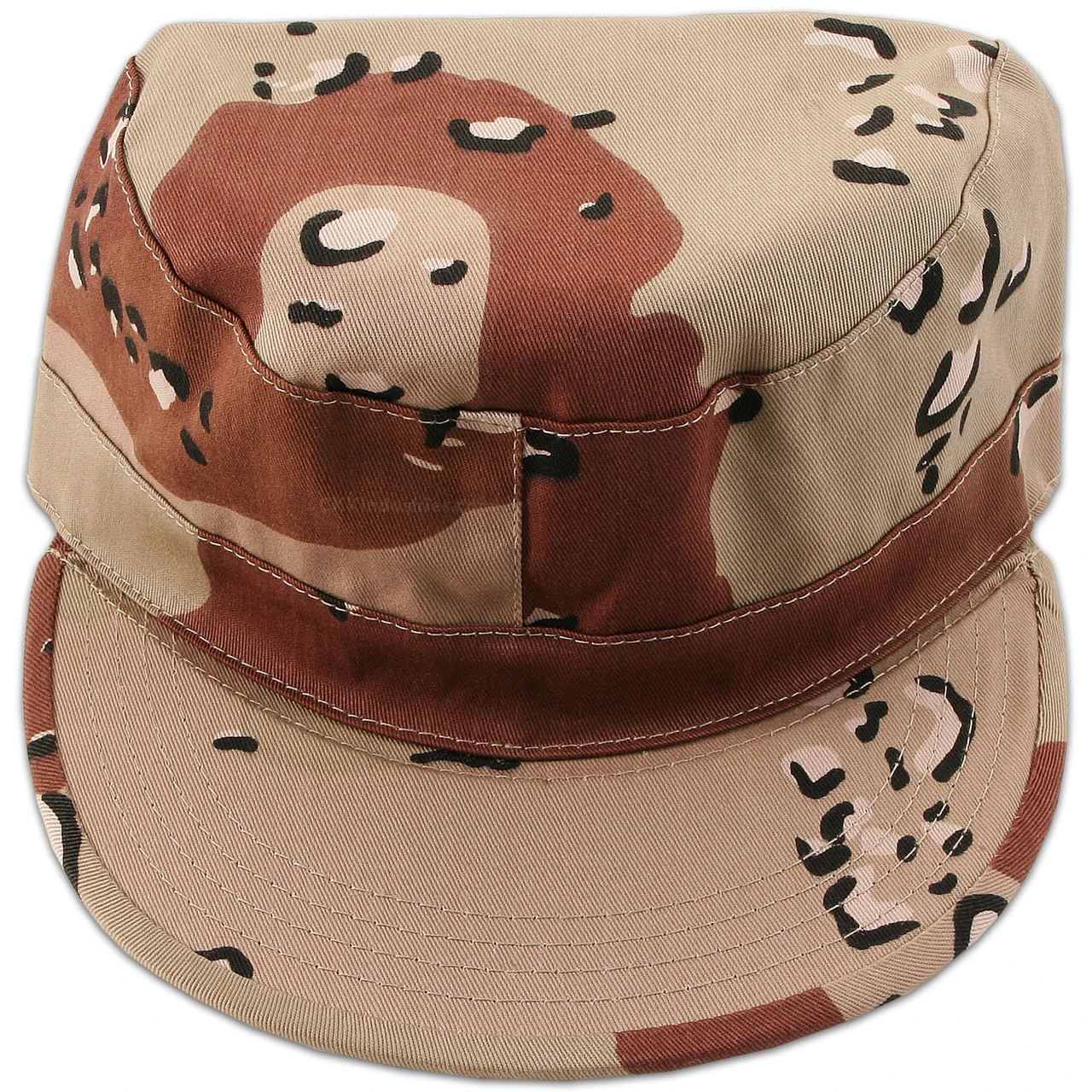 Headwear - Military Fatigue Cap - Cotton/Poly - Desert Camo