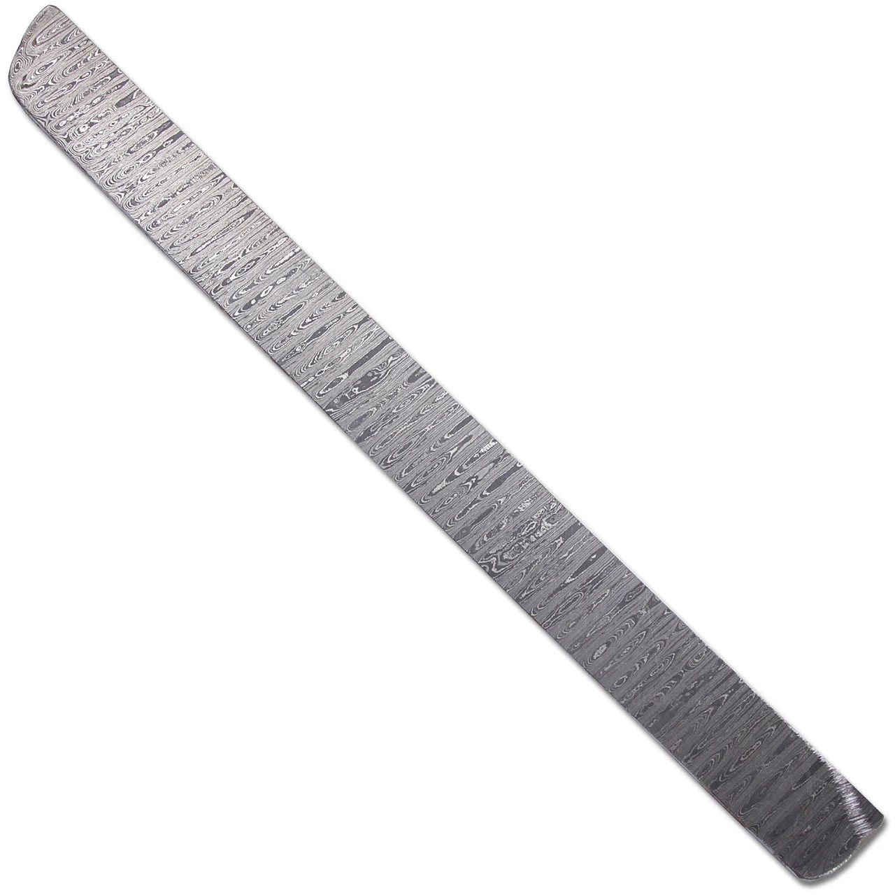 USA Carbon Damascus - 416 Layer - (52100/5160/203E/15n20) - (.130 x 1.5 x 16.5) - (Lot 925-30)