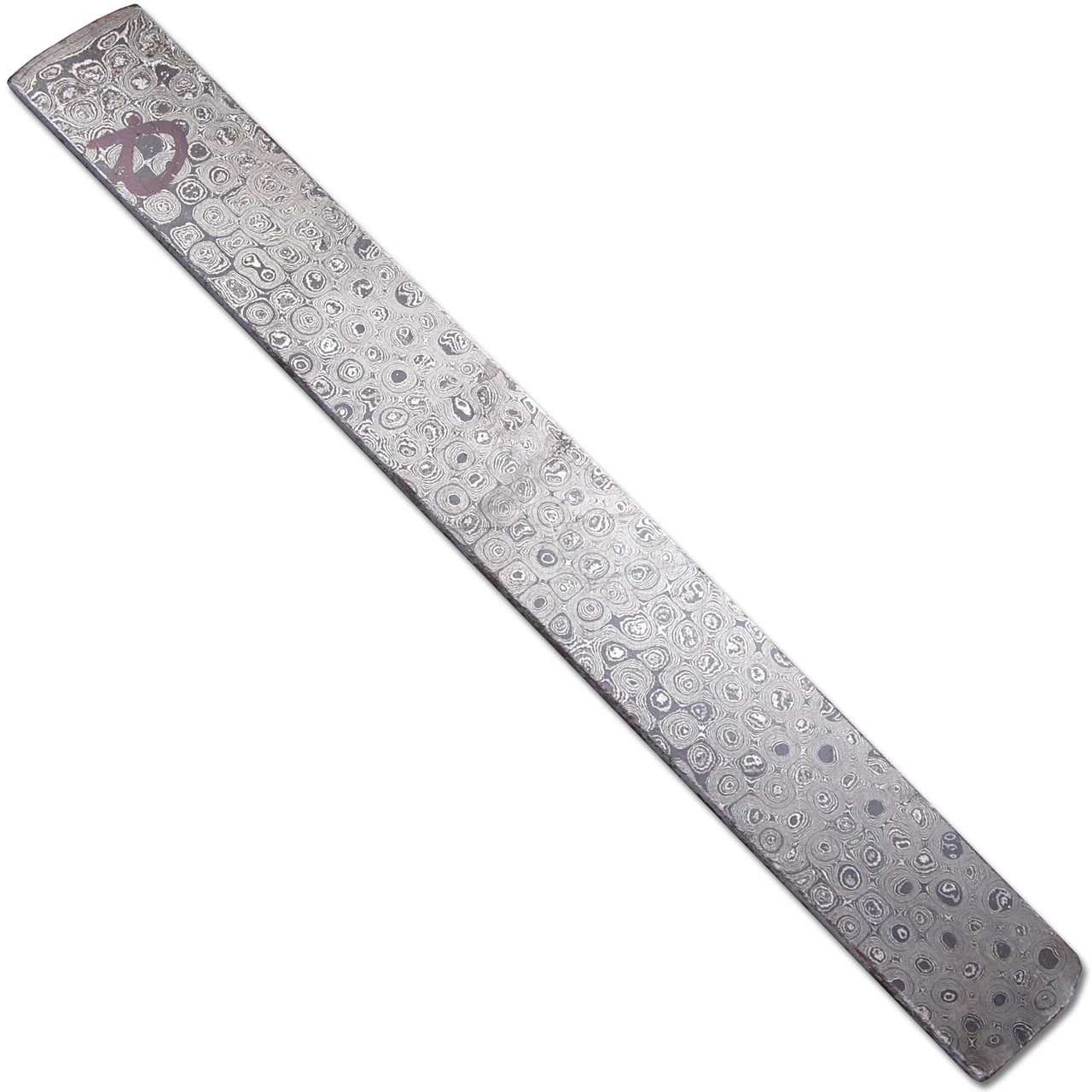 USA Carbon Damascus - 416 Layer - (52100/5160/203E/15n20) - (.145 x 1.312 x 12.0) - (Lot 925-59)