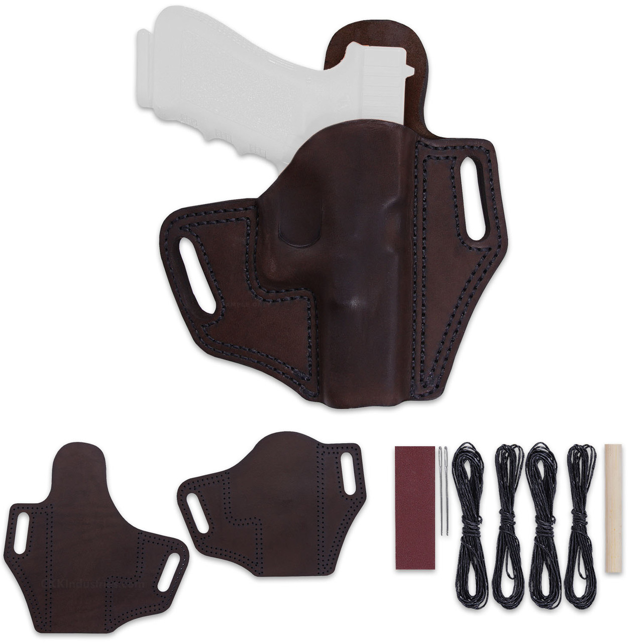 Leather Holster Kits - for Shadow Systems MR920L - Pancake Design - (Right Hand Carry)