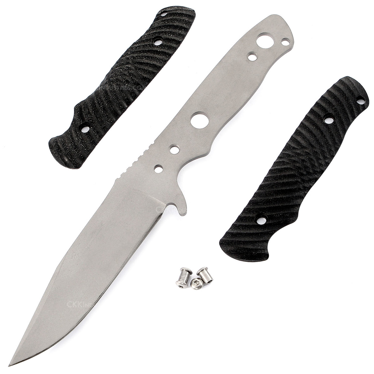 *Saber-Tooth Hunter - Complete Knife Kit - (Blade Blank/Handles/Hardware)