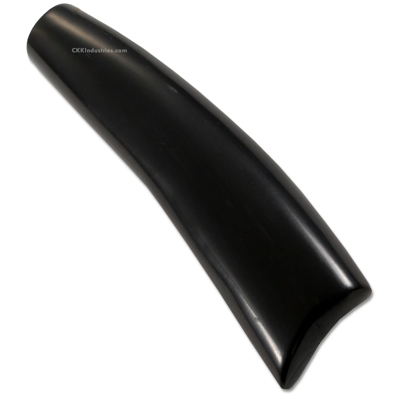 Buffalo Horn Handle Tapers - (Smooth) - (Black) - (5.0 x 0.875 x 1.0)