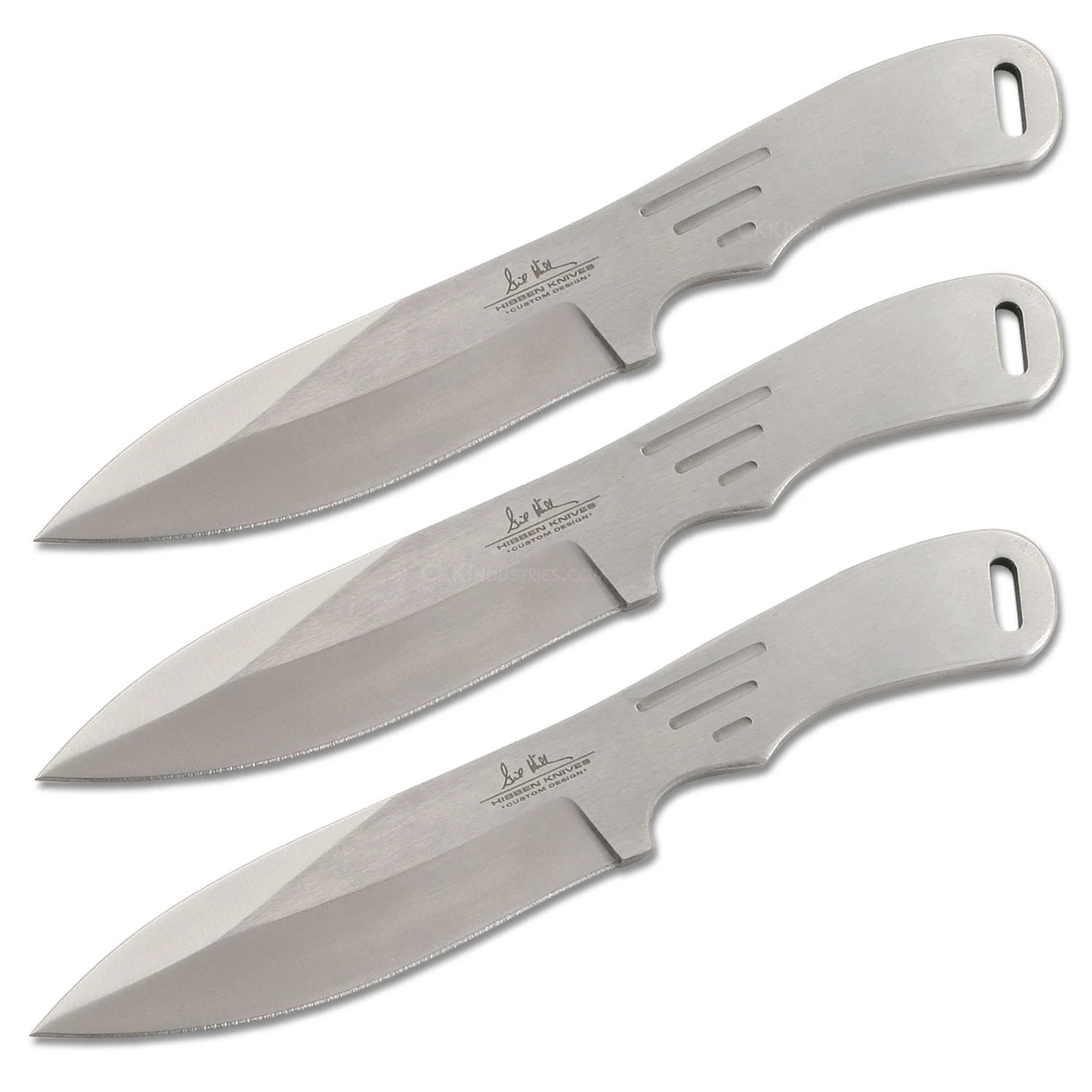 Hibben Small Pro Triple Throwing Knife Set - With Sheath