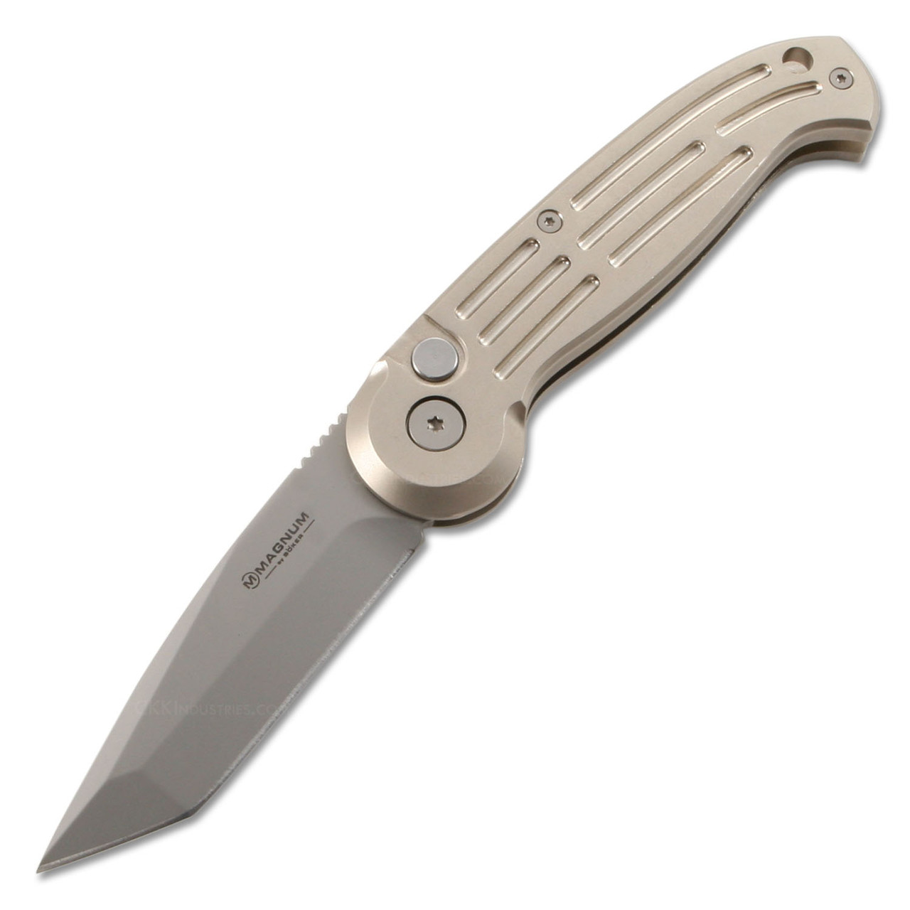 Boker - Magnum - Tanto/Plain - Champagne Finish - (Button Lock)