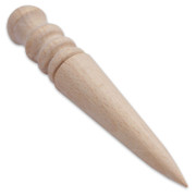 Wooden Burnishing Tool - (Natural Wood) - (4 Grooves) - (6.00in)