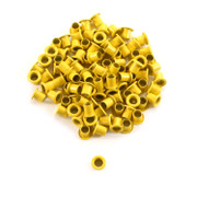 Shop Special - Eyelets - #8-9 (1/4) - Toxic Yellow Finish - (for .080-.093 KYDEX®) - (10 Pack)