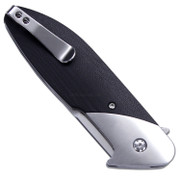 Puma Knife Kit - Dual Bearing Flipper Design - DIY Parts Kit w/Black G10 Handles