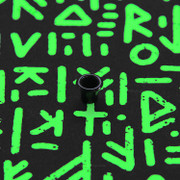 KYDEX® Sheet - Runic Camo - Zombie Green - Infused - (.080) - (1ft x 1ft)