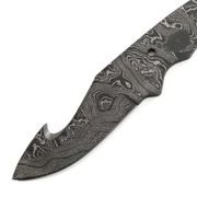 Ace Gut Hook (USA Damascus) - DIY Knife Kit - (w/Handle Combos)