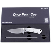 Drop Point Cub - DIY Knife Kit - (w/Handle Combos)