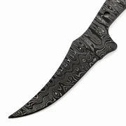 Saddle Skinner (USA Damascus) - DIY Knife Kit - (w/Handle Combos)