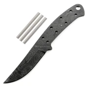Jim Dandy (USA Damascus) - DIY Knife Kit - (w/Handle Combos)