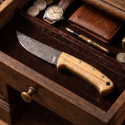 Jim Dandy (USA Damascus) - DIY Knife Kit - (w/Handle Combos)