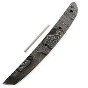Bushido (USA Damascus) - DIY Knife Kit - (w/Handle Combos)