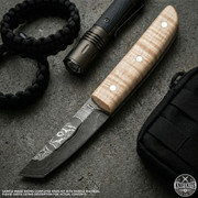 Bushido (USA Damascus) - DIY Knife Kit - (w/Handle Combos)