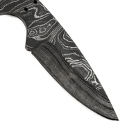 Whiplash (USA Damascus) - DIY Knife Kit - (w/Handle Combos)